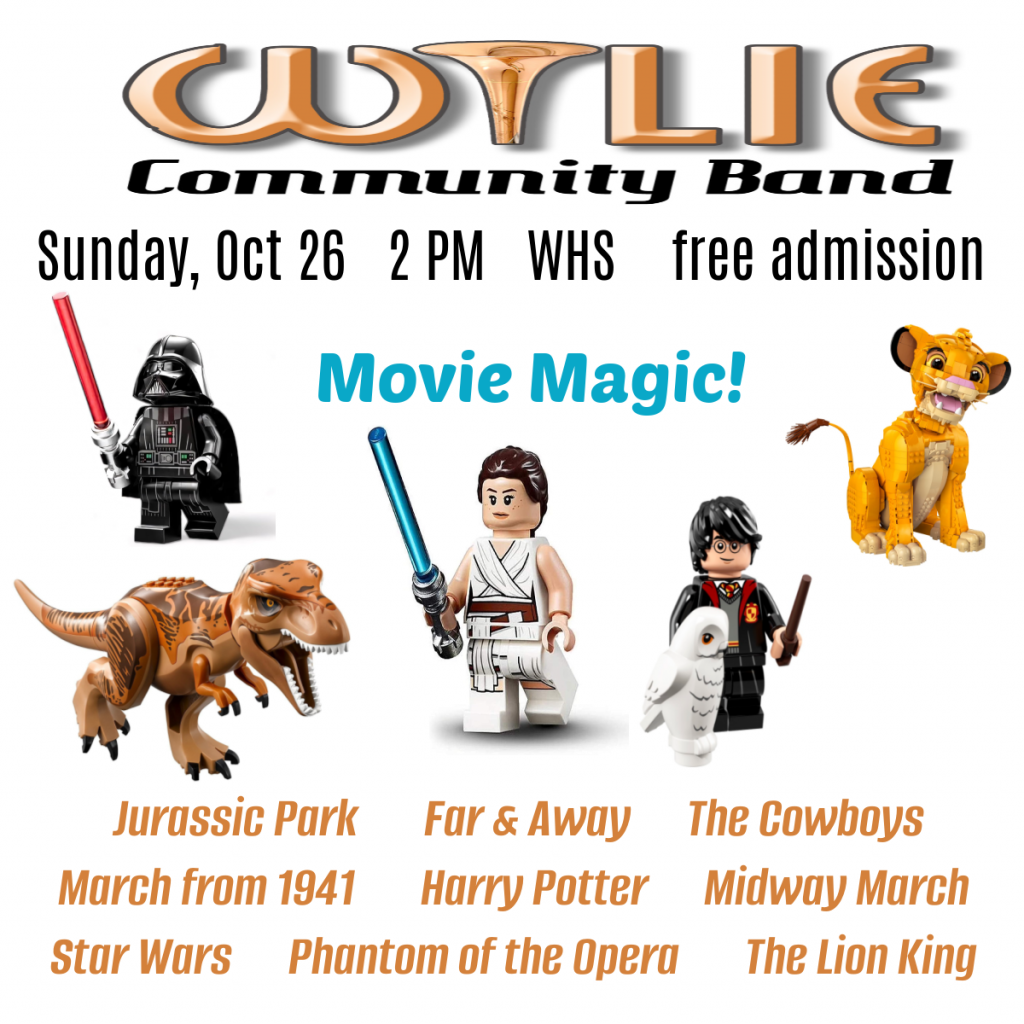 Wylie Community Band Fall Concert October 26 2025 2:00pm Wylie High School